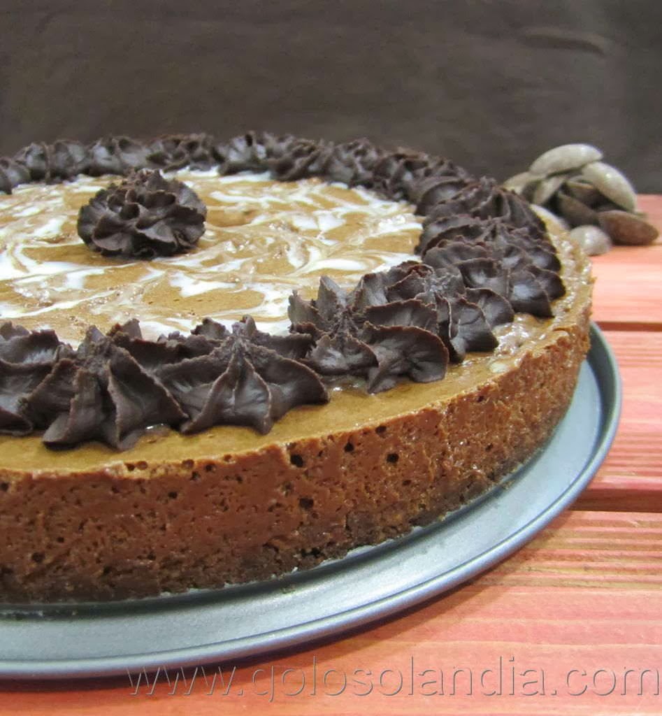 Tarta de chocolate con menta, fácil casera paso a paso.
