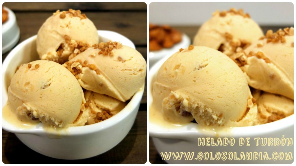 Helado de turrón