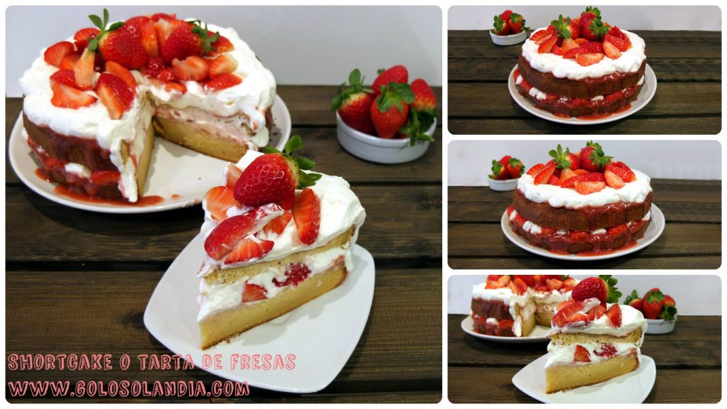 Shortcake o tarta de fresas