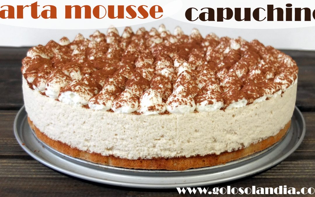 tarta mousse capuchino