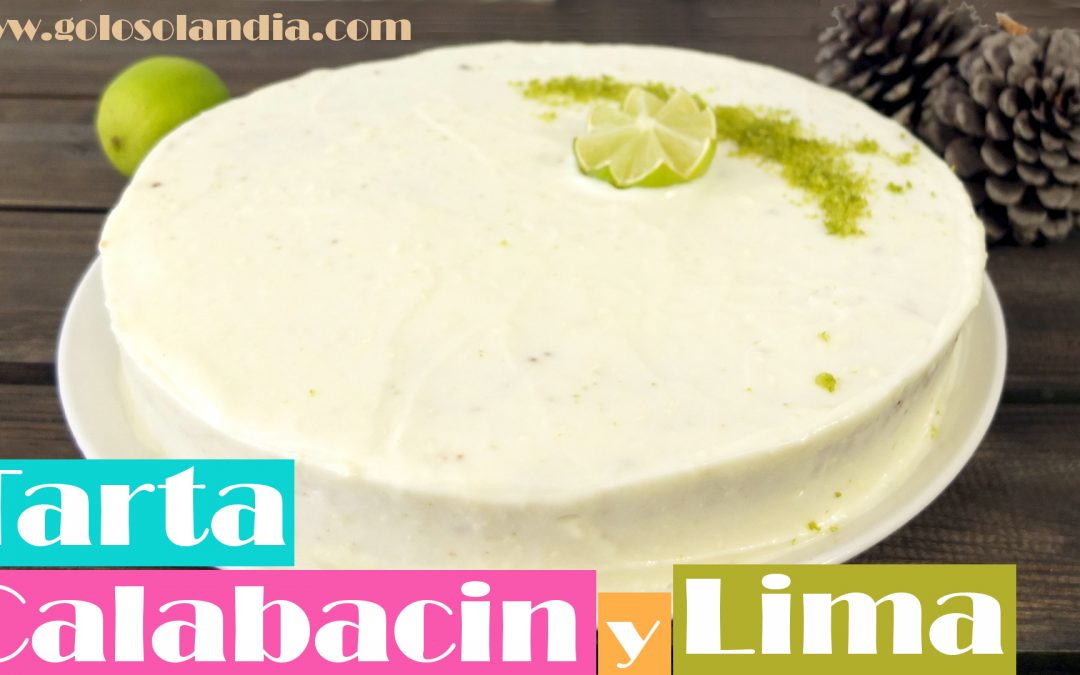 Tarta de calabacín y lima