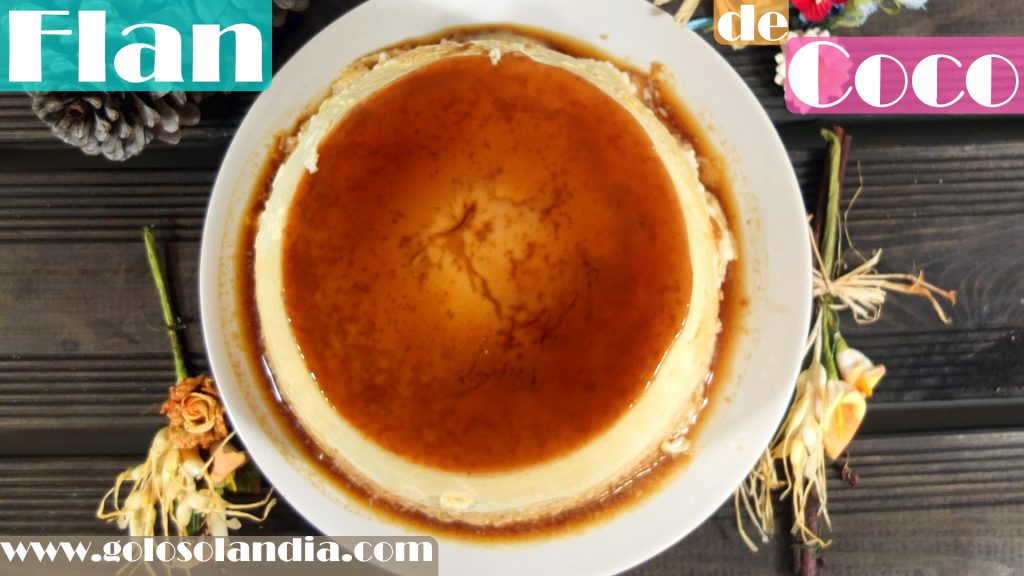 Flan de coco