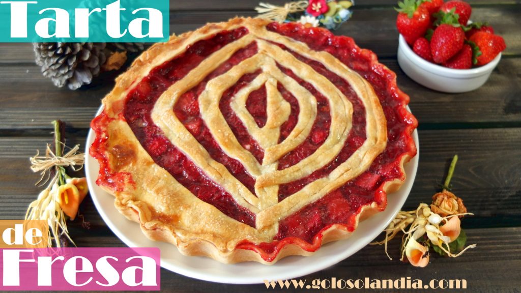 Tarta de fresa al horno