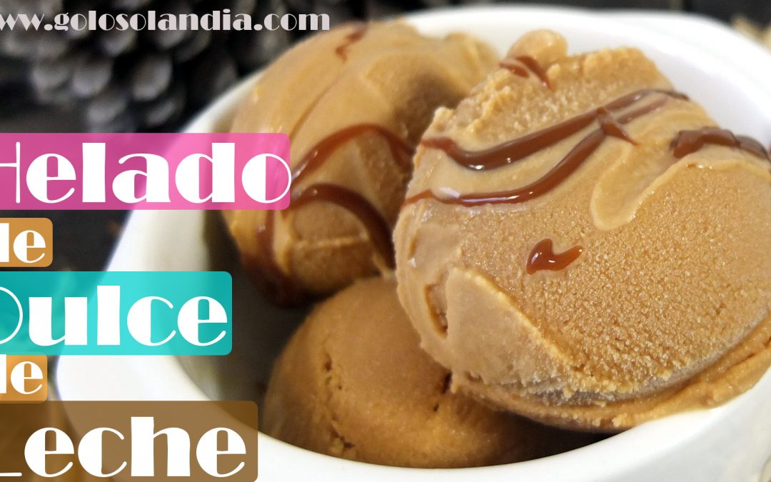 Helado de dulce de leche