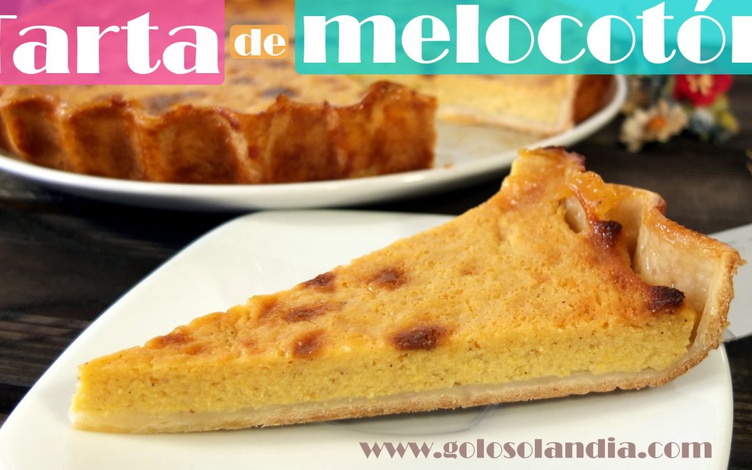 Tarta pie de melocotón