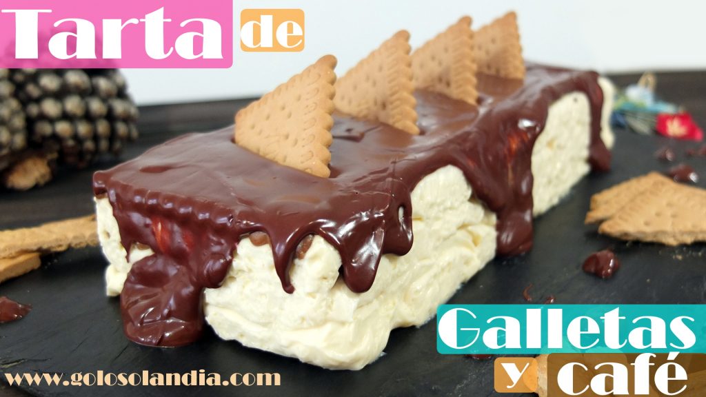 Tarta de galletas y café (sin horno)