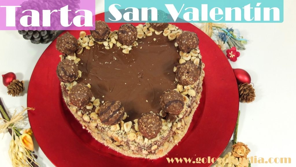 Tarta San Valentín de Nutella