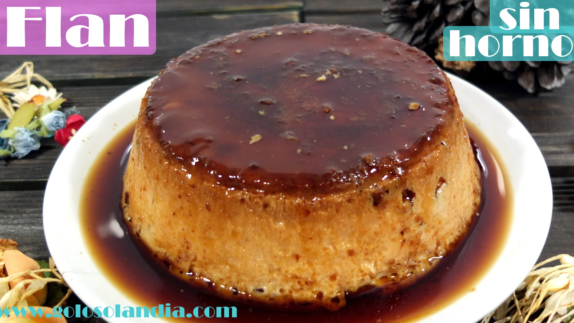 Flan sin horno, en olla express | Golosolandia: Recetas y vídeos de postres  y tartas.