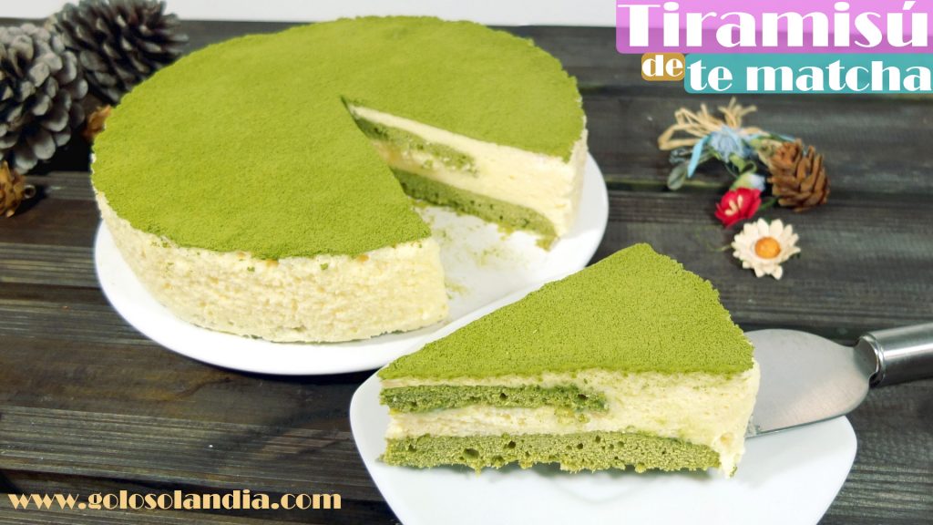 Tiramisú de Té Matcha