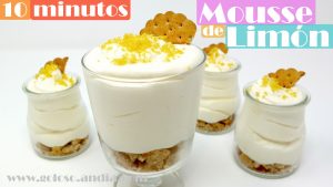 Mousse de limón en 10 minutos