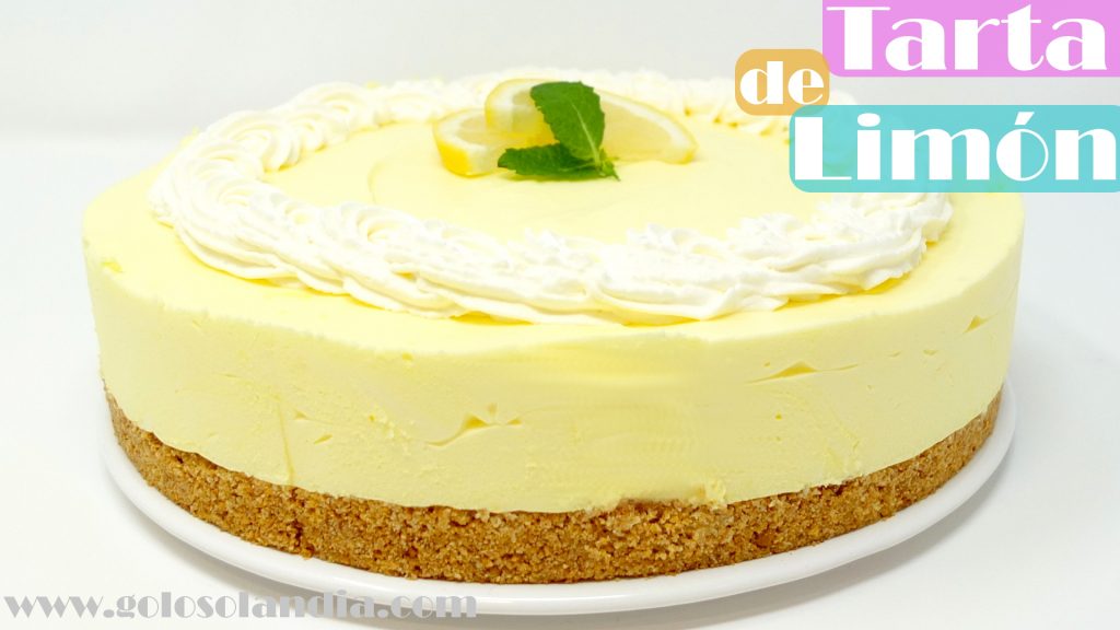 Tarta de limón sin horno fácil y cremosa deliciosa