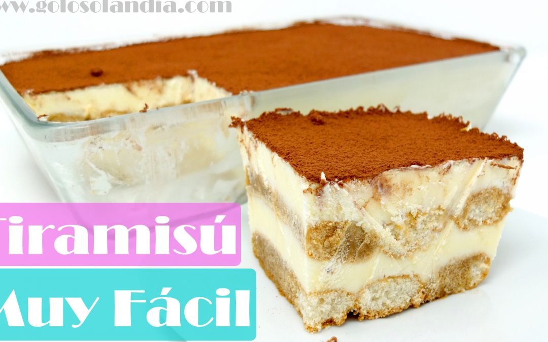 TIRAMISÚ 🍰☕️ ( Muy FÁCIL ) |☕️❤️🍰 postre Italiano SIN HORNO ❤️❤️