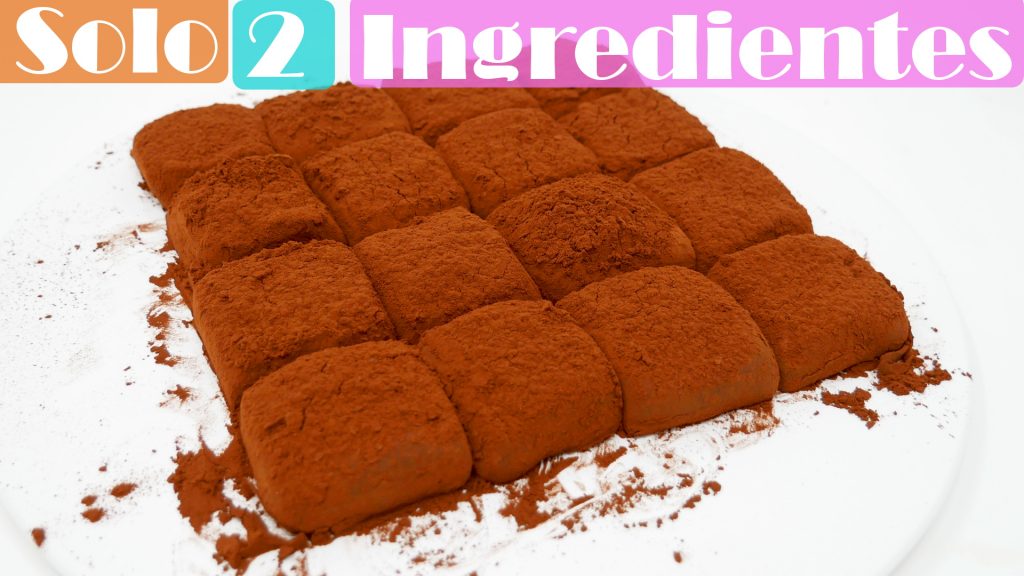 TRUFAS de LECHE CONDENSADA (2 INGREDIENTES)🍫😱, chocolates o bombones CREMOSOS🍫😱