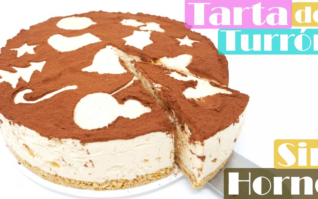TARTA de TURRÓN 🍰🎅🏽(SIN HORNO) Fácil y deliciosa🍰🎅🏽