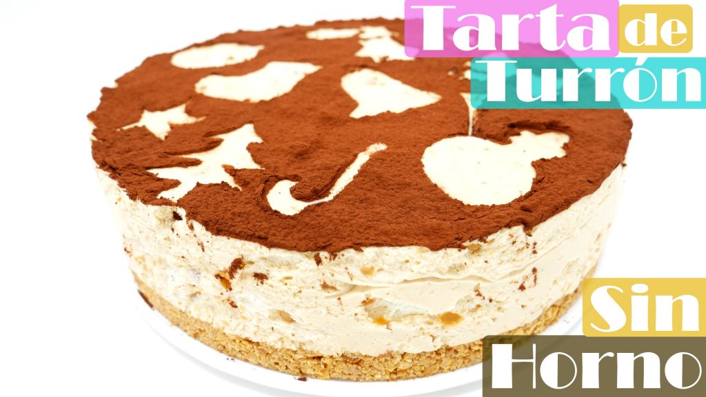 TARTA de TURRÓN 🍰🎅🏽(SIN HORNO) Fácil y deliciosa🍰🎅🏽