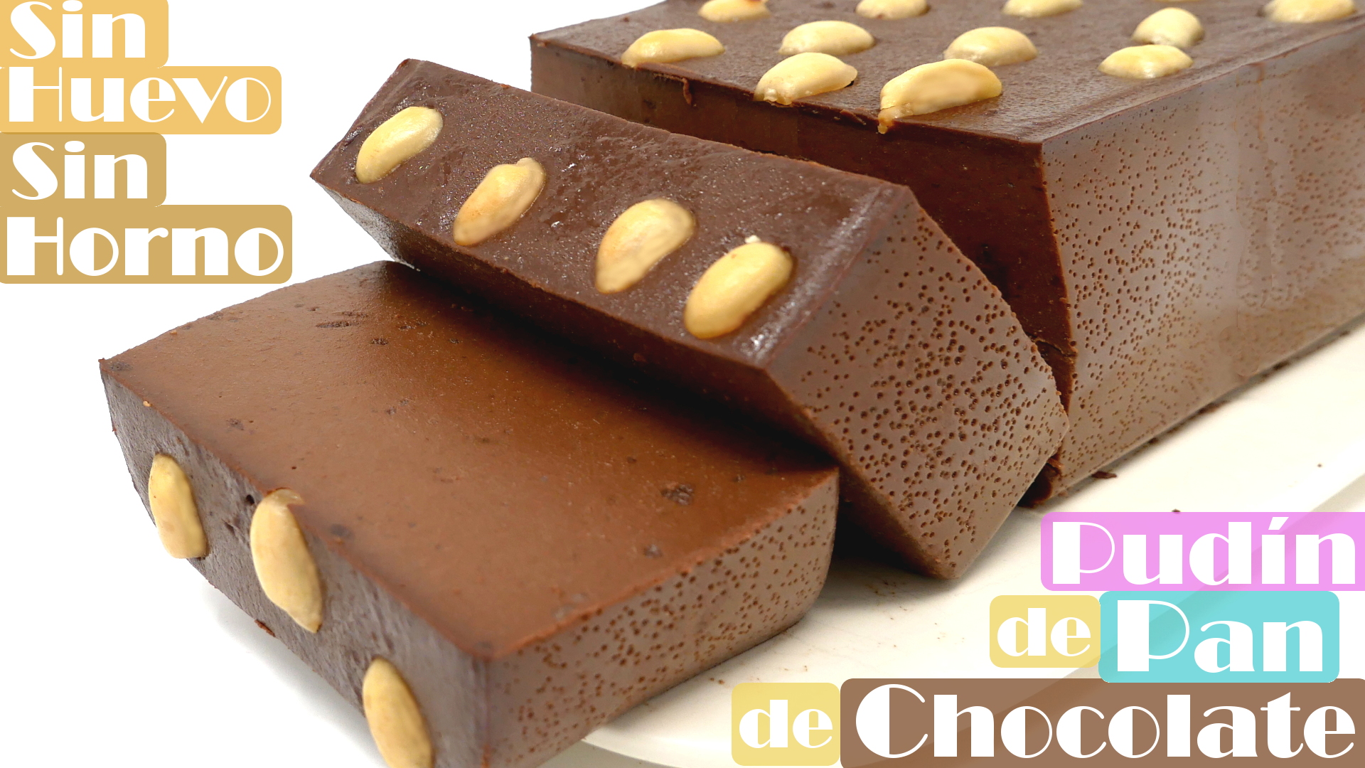 PUDÍN de PAN de CHOCOLATE 🍫🍮(SIN HUEVO y SIN HORNO) PUDÍN de CHOCOLATE