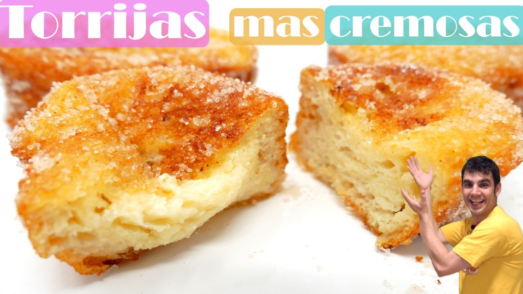 TORRIJAS MAS CREMOSAS Y CRUJIENTES 🥖🥞 (Torrejas, tostadas francesas)🥖🥞