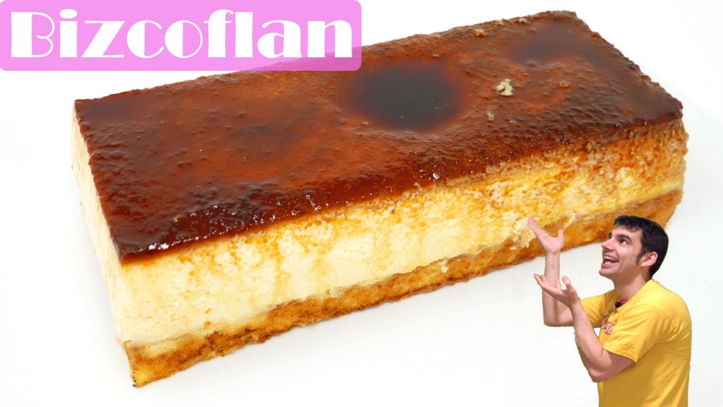 BIZCOFLAN🍞🍮😍 (POSTRE DELICIOSO y FÁCiL)🍞🍮😍