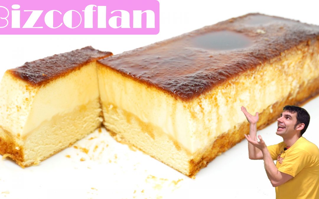 BIZCOFLAN🍞🍮😍 (POSTRE DELICIOSO y FÁCiL)🍞🍮😍