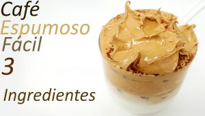 CREMA de CAFÉ o CAFÉ ESPUMOSO FÁCIL ☕️😍(solo 3 INGREDIENTES) Dalgona Coffe