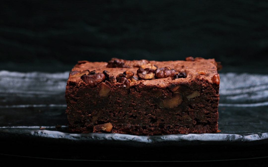 Receta de Brownie de chocolate en microondas