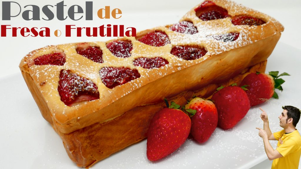 PASTEL de FRESA o FRUTILLA 🍓🍰🍓 (el más FÁCIL y RICO)🍓🍰🍓