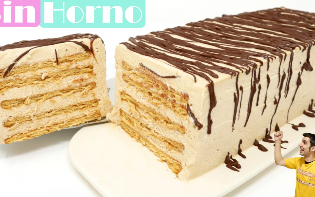 POSTRE FRÍO de CAFÉ | solo 5 INGREDIENTES y SIN HORNO ☕️🍰😋