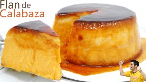 FLAN de CALABAZA ( POSTRE ALTO y CREMOSO PUDIN o BUDIN)🍰🎃 | receta FÁCIL SIN GLUTEN