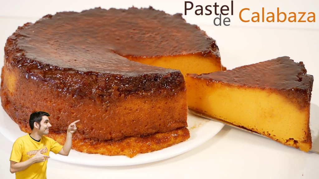 PASTEL de CALABAZA ( ALTO y CREMOSO PUDIN)🍰🎃 | receta FÁCIL🍰🎃