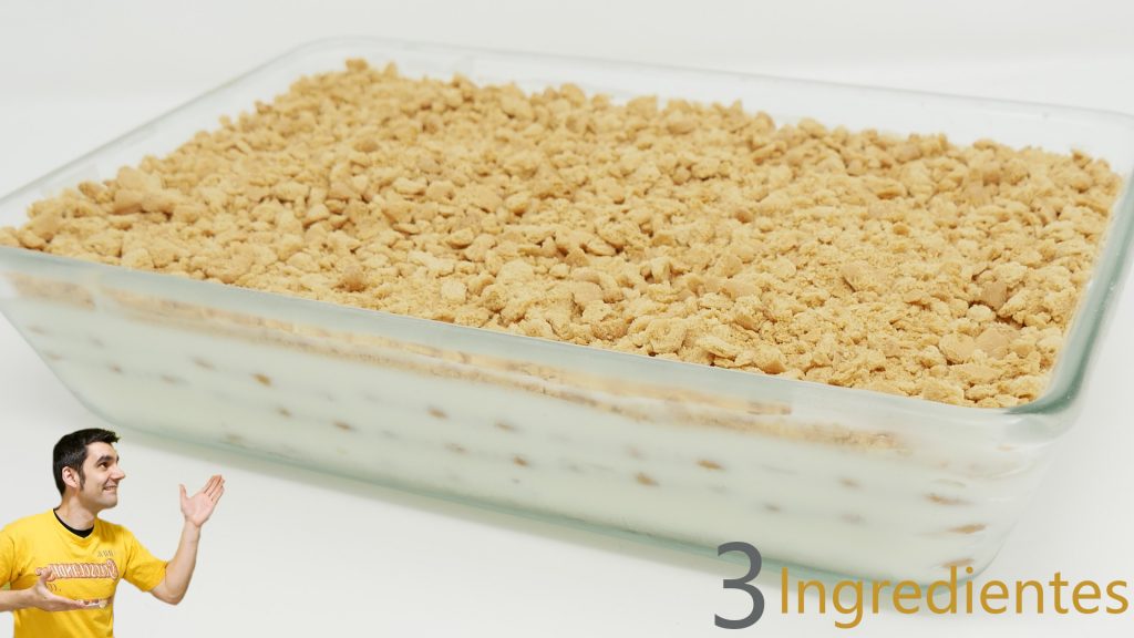 POSTRE con solo 3 INGREDIENTES delicioso 🍰🥧¡SIN HORNO y SIN GELATINA!🍰🥧