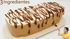 PASTEL con solo 3 INGREDIENTES de DULCE de LECHE delicioso 🍰🥧¡SIN HORNO y SIN GELATINA!🍰🥧