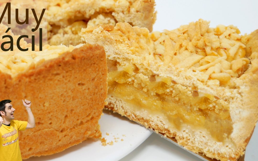 PASTEL de MANZANA de MANTEQUILLA 😍🍎😋 Receta FÁCIL rápida y DELICIOSA!