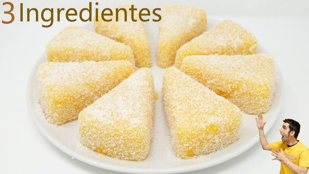 POSTRE con 3 INGREDIENTES SIN HORNO en 5 MINUTOS 😍🍊🍰 y muy FÁCIL y BARATO ¡te SORPRENDERÁ !😍🍊🍰