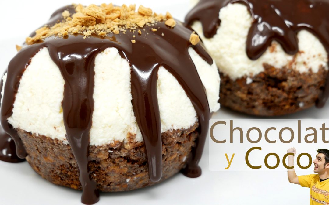 PASTEL de CHOCOLATE y COCO SIN HORNO y SIN MOLDES ¡¡¡ QUE DELICIOSO!!!🍫😍🥥 tienes que PROBARLO 🍫😍🥥