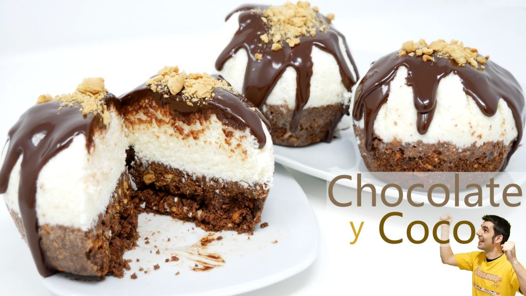 PASTEL de CHOCOLATE y COCO SIN HORNO y SIN MOLDES ¡¡¡ QUE DELICIOSO!!!🍫😍🥥 tienes que PROBARLO 🍫😍🥥