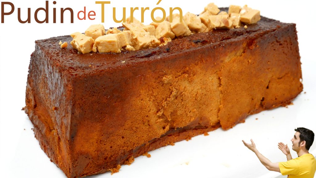 PUDIN o BUDIN de TURRÓN 🍰🍞🎅🏻(solo 4 INGREDIENTES) 🍮🎅🏻 | CREMOSO y FÁCIL y DELICIOSO