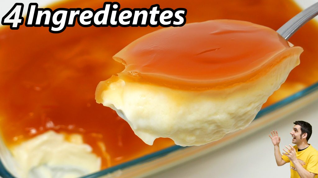 ¿TIENES LECHE? CREMOSO POSTRE SIN HORNO en MINUTOS! (solo 4 INGREDIENTES)😋🥛😍 SIN GLUTEN