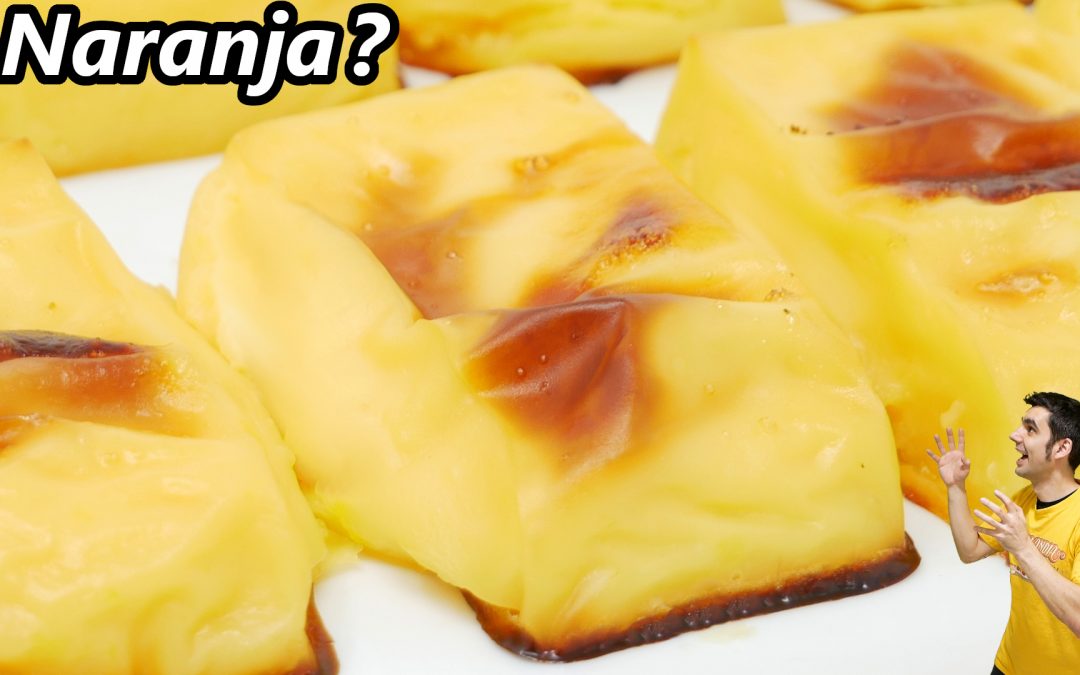 Nueva forma de comer flan