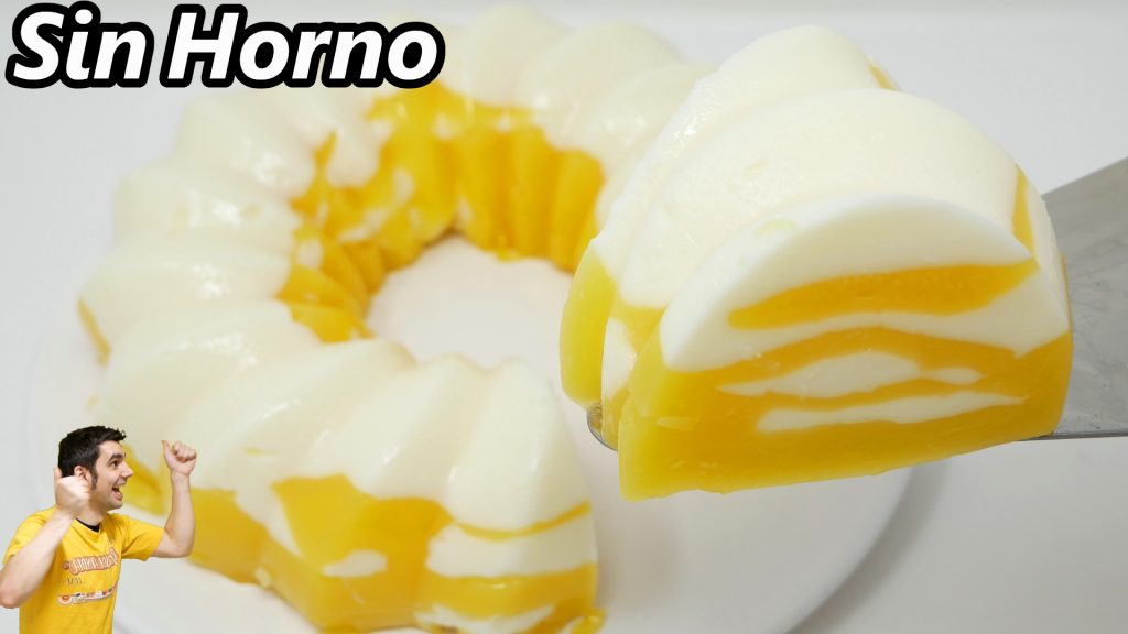 ¿tienes LECHE y NARANJAS? POSTRE muy RICO😋🍮😍 (SIN HORNO, SIN GLUTEN, SIN GELATINA, SIN HUEVO) 😋🍮😍