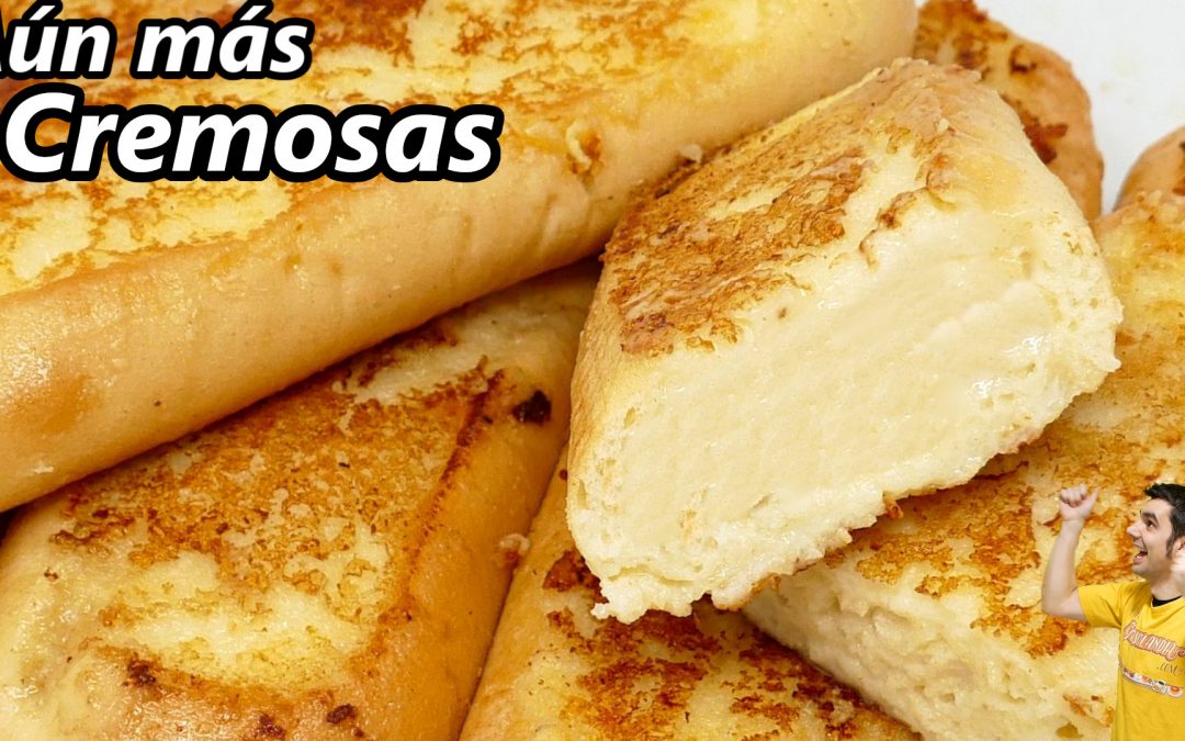 TORRIJAS de PAN DE LECHE Aún Más CREMOSAS 🍞🥞🥛 5 INGREDIENTES(Recetas tradicionales o Torrejas)