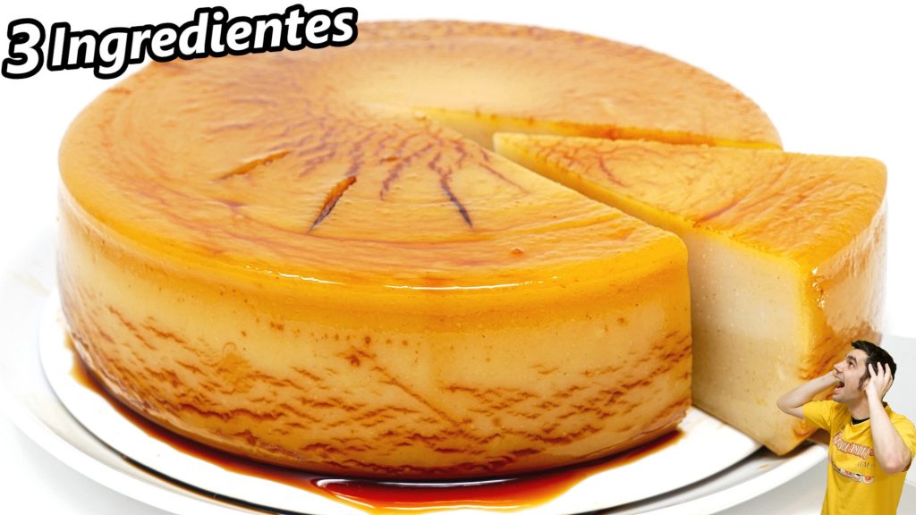 ¡FLAN de AVENA! 3 INGREDIENTES | SIN HORNO ¡SIN HUEVO, SIN GLUTEN y muy rico!😍🍮😋