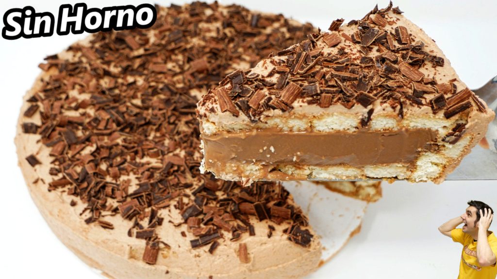 PASTEL SIN HORNO , CREMOSO sencillo y LISTO en 15 MINUTOS. Se deshace en la boca!!!😍🎂😋