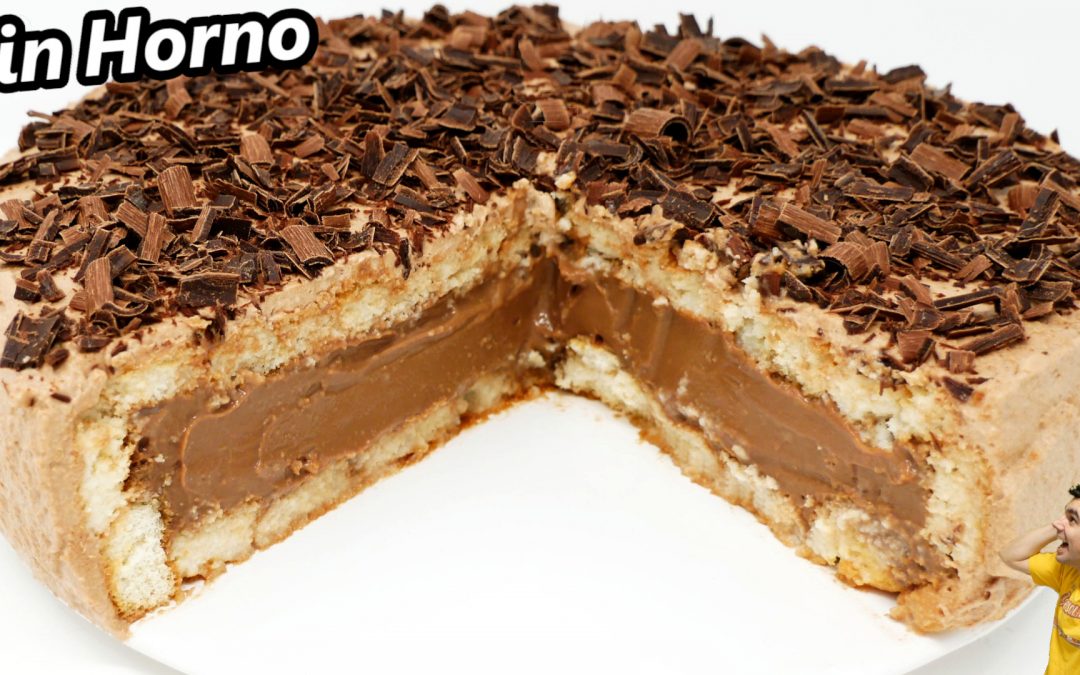 PASTEL SIN HORNO , CREMOSO sencillo y LISTO en 15 MINUTOS. Se deshace en la boca!!!😍🎂😋