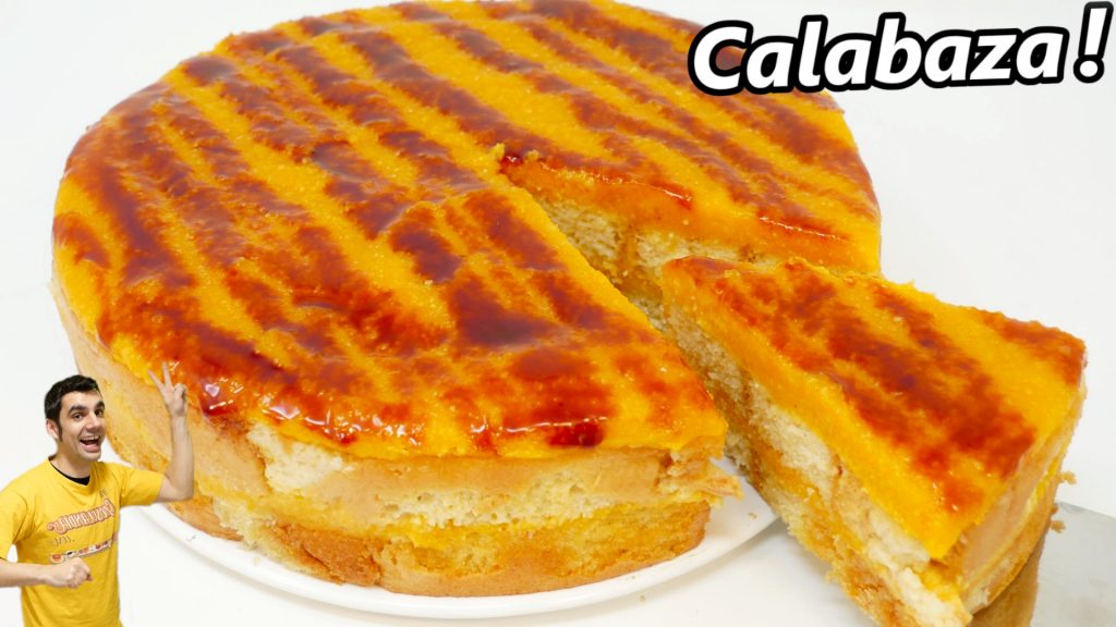 PASTEL de CALABAZA SIN HORNO!!! 😍🎃🍰, CREMOSO FÁCIL y RÁPIDO! TARTA DELICIOSA😍🥧😱 Receta # 727