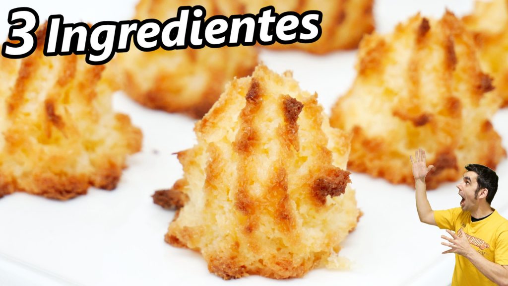 COQUITOS, BESOS DE COCO o COCADAS.😍🥥😋 La Receta MÁS FÁCIL e INFALIBLE (3 INGREDIENTES) Receta # 743