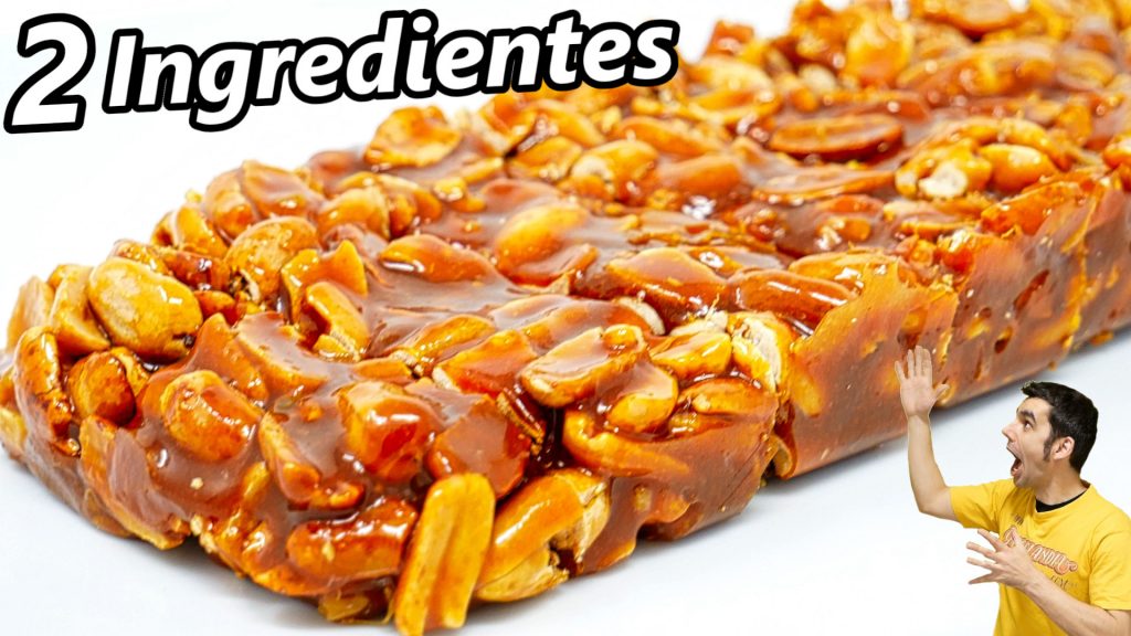 TURRON de MANI CROCANTE 2 INGREDIENTES 😍😱😋 o CACAHUETE CRUJIENTE (Guirlache) Receta # 752