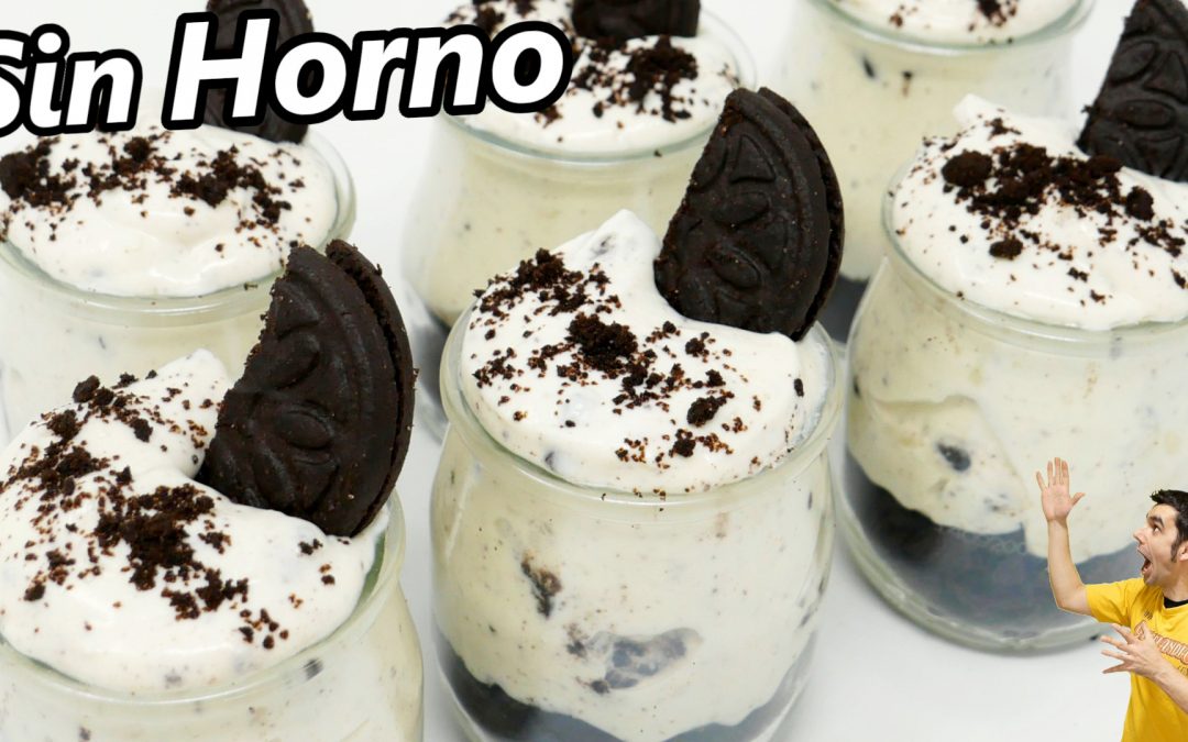 VASITOS de OREO & QUESO CREMA 😍🍪😱 POSTRE CREMOSO muy FÁCIL y RÁPIDO (SIN HORNO ) Receta # 748