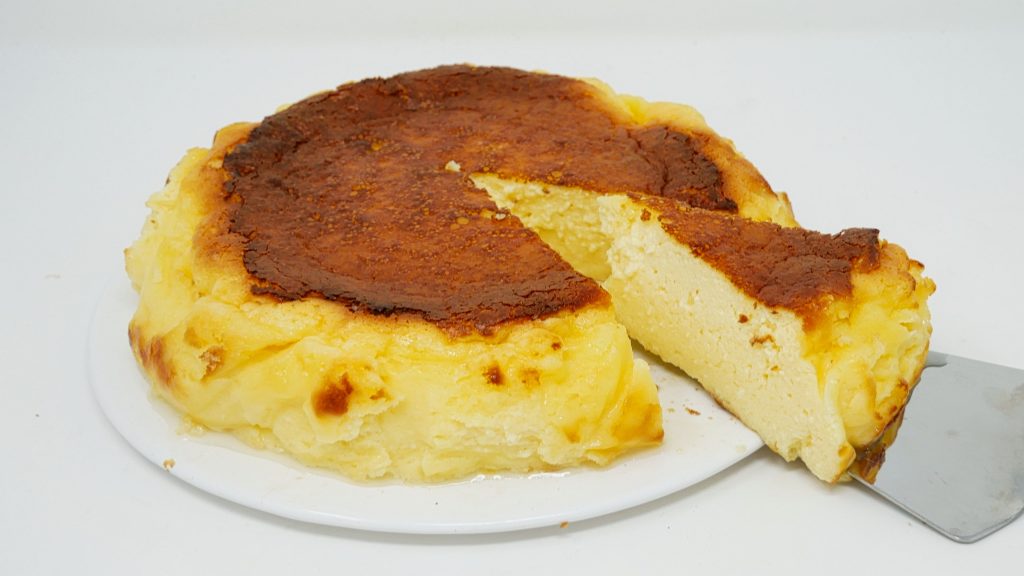 TARTA de QUESO "la VIÑA" 😍😋 5 INGREDIENTES muy CREMOSA y FÁCIL ¡TIENES QUE PROBARLA! Receta # 769