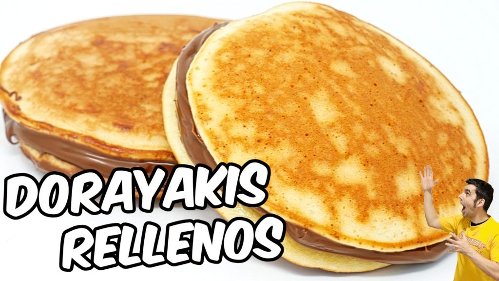DORAYAKIS RELLENOS 😍🍪😋 panqueque japonés o tortitas DELICIOSAS y RÁPIDAS DORAEMON Receta # 757