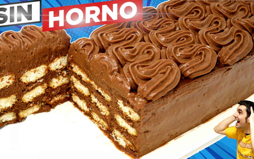 PASTEL con MUCHO CHOCOLATE SIN HORNO😍🍫😱 SIN GELATINA, MUY CREMOSO DELICIOSO Y FÁCIL, Receta # 766